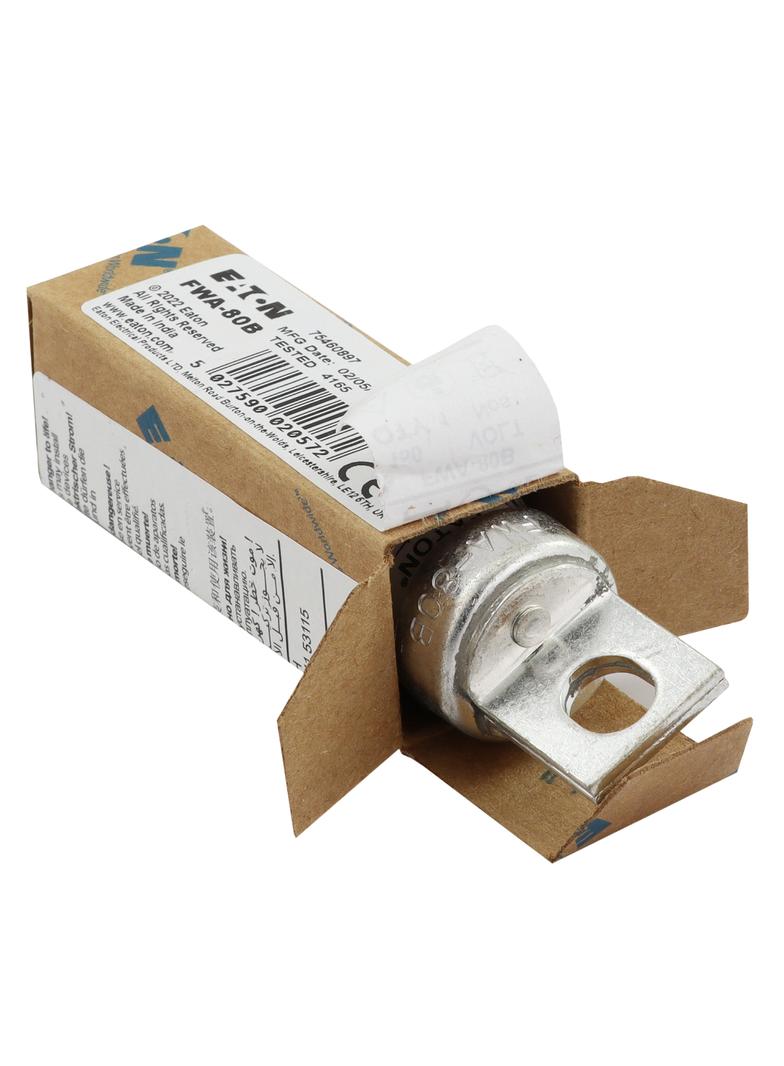 80AMP 150V AC SEMI-COND. FUSE Wkładka szybka 80A AC 150V DC 150V 25x68 mm UL FWA-80B EATON