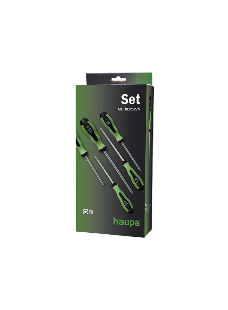 Zestaw śrubokrętów z otworem 2 K Tx10-30 101212/S HAUPA