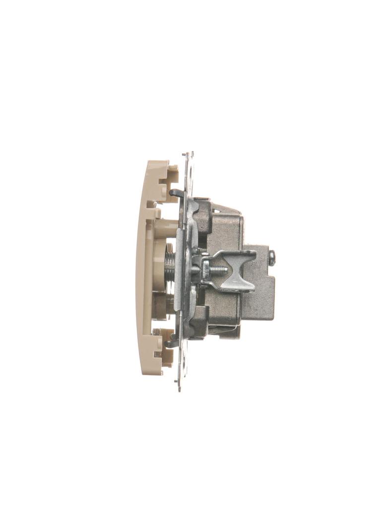 Simon Basic Gniazdo antenowe TV-DATA 1x wejście: 5–1000 MHz beż