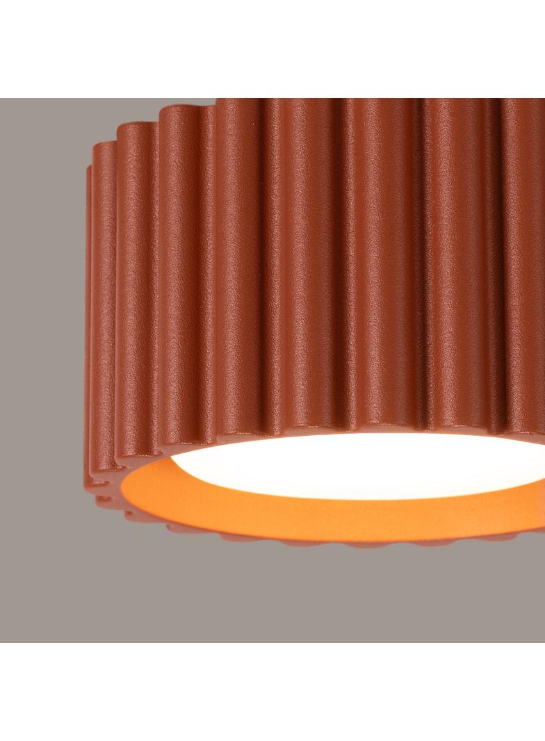 SOLLUX Plafon AURA 1 ochra czerwona Gx53 ; SL.1802
