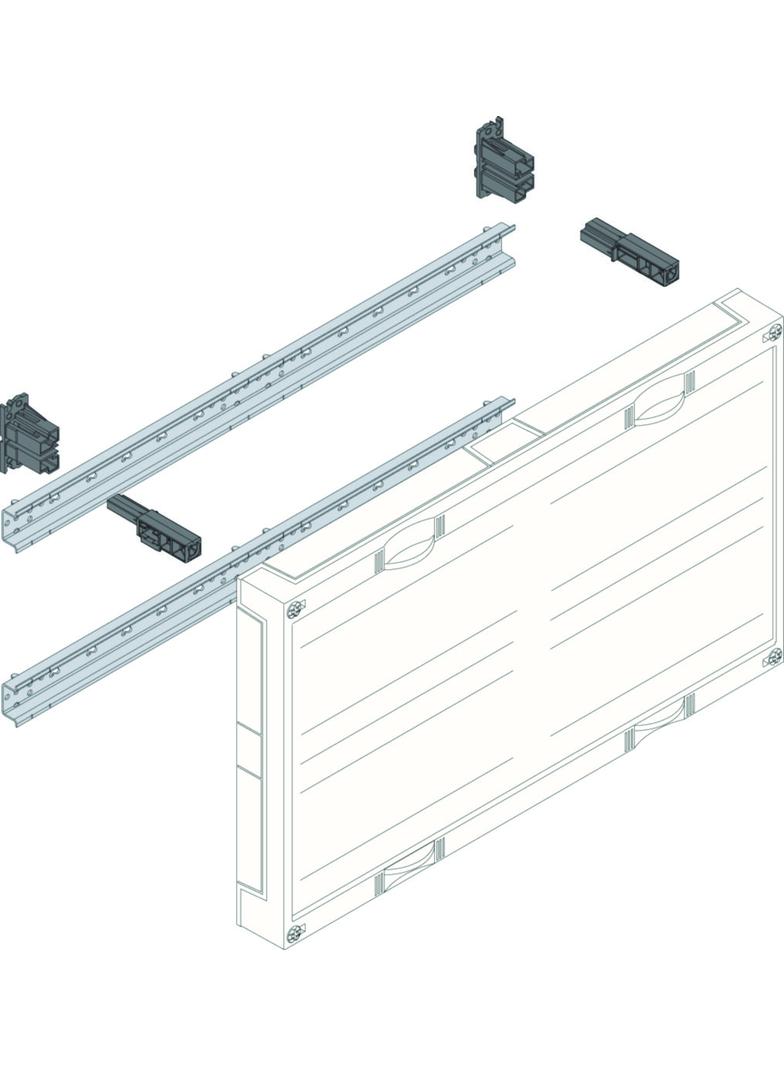 univers N HC 300x500mm zestaw z pokrywą pełną z TS35 UC22RK HAGER