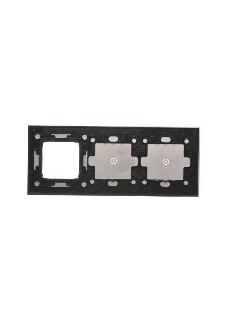 Simon 54 Touch Panel dotykowy S54 Touch 3 moduły 1 pole dotykowe + 1 pole dotykowe + 1 otwór na osprzęt S54 burzowa chmura DSTR3110/72 KONTAKT