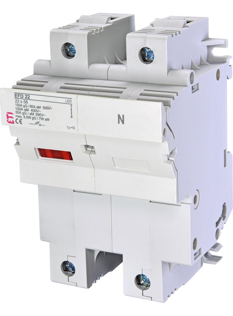 Rozłącznik bezpiecznikowy EFD 22 1P+N LED 002570012 ETI