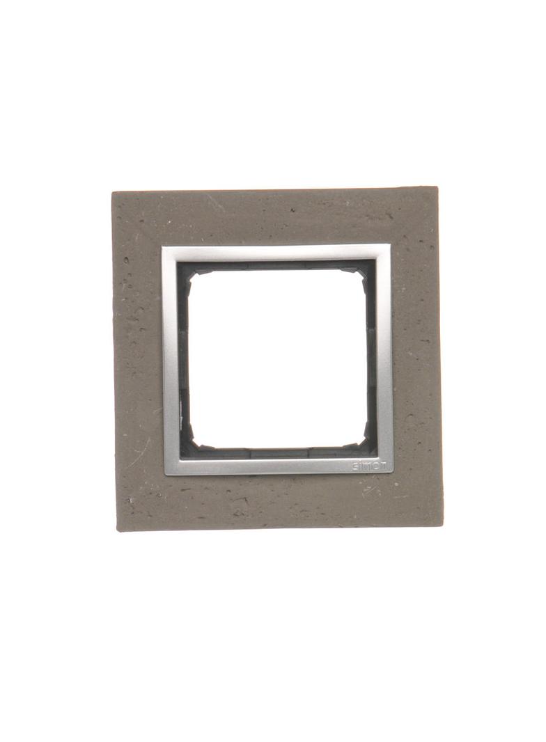 Simon 54 Nature Ramka 1-krotna Nature-Beton MOKRA ROBOTA IP20/IP44* (*IP44-należy zastosować uszczelkę ramki DUN1) DRN1/96 KONTAKT