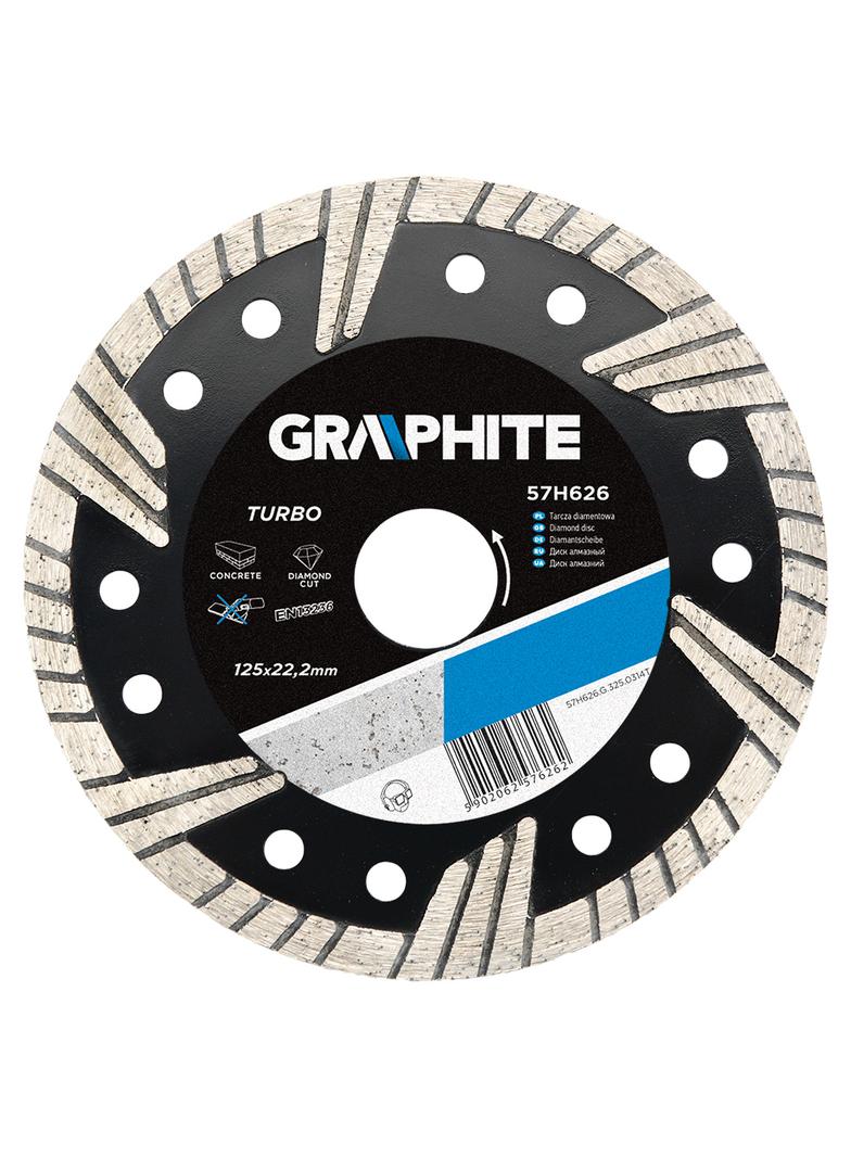 Tarcza diamentowa 125 x 22.2 mm, turbo