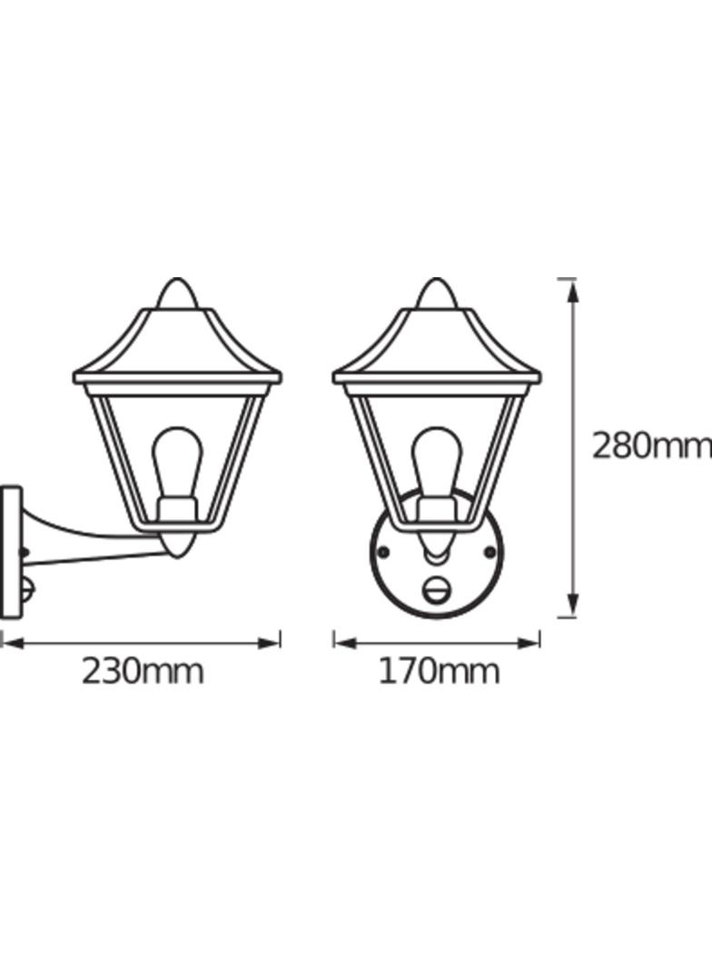 ENDURA® CLASSIC TRADITION ALU Up Sensor E27 GD Oprawa zewnętrzna