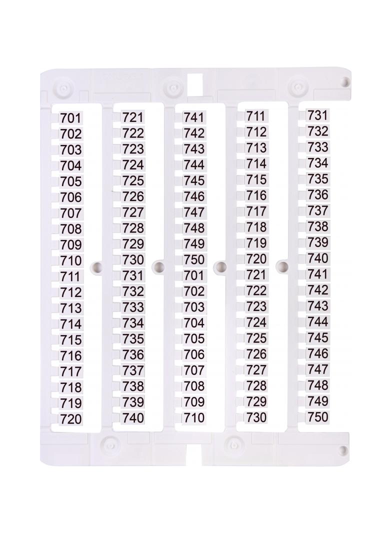 Oznacznik 701 do 750 (100 szt.) ES-NU0851701 003903091 ETI