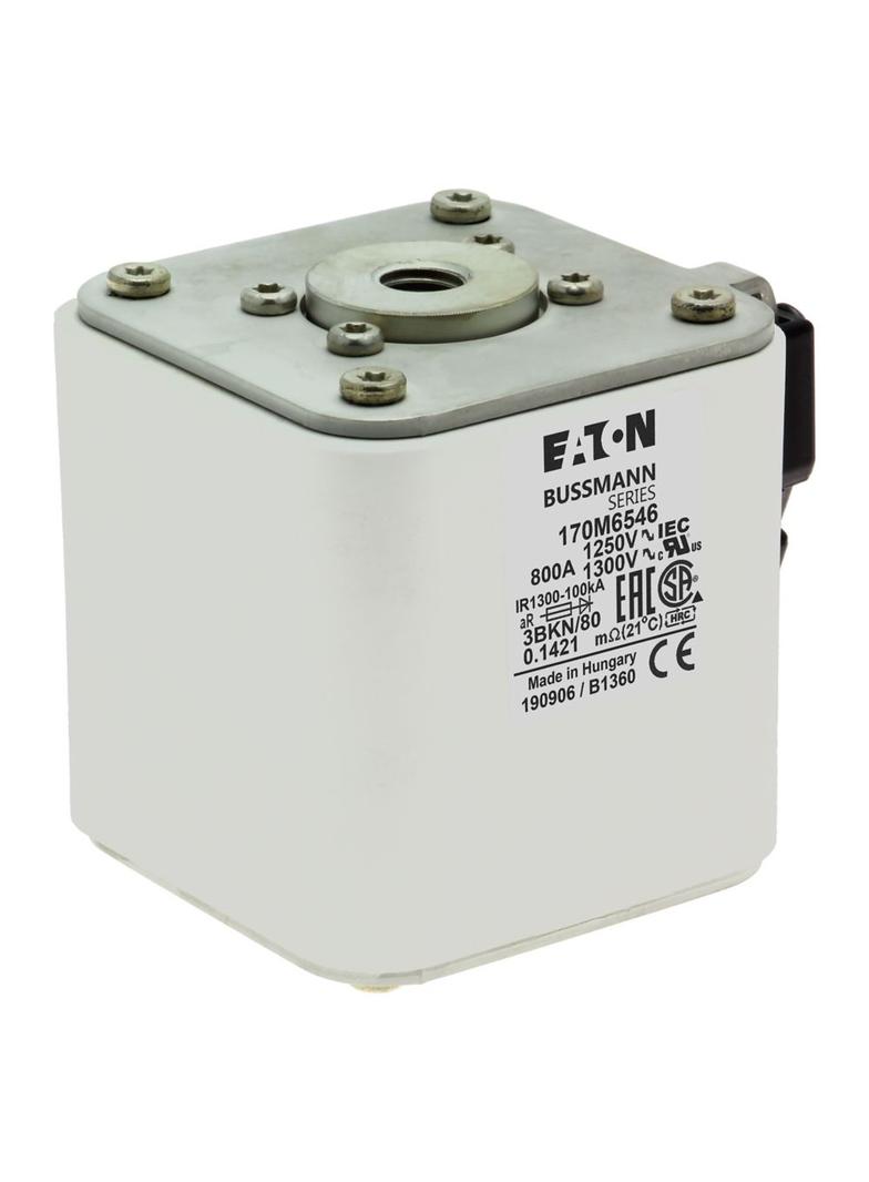 FUSE 800A 1250V 3BKN/80 AR CU Wkładka szybka 800A AC 1250V rozmiar 3 76x92x83 mm aR IEC UL 170M6546