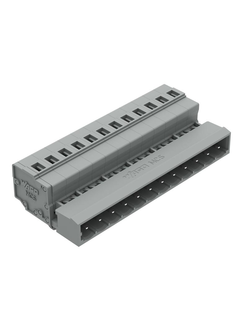 MCS-MIDI Classic wtyk 12-bieg. szary raster 5 mm