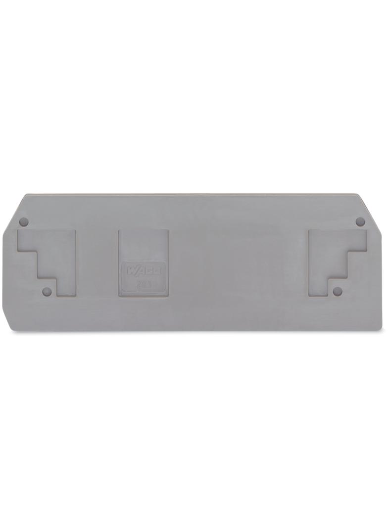 ścianka końcowa szara