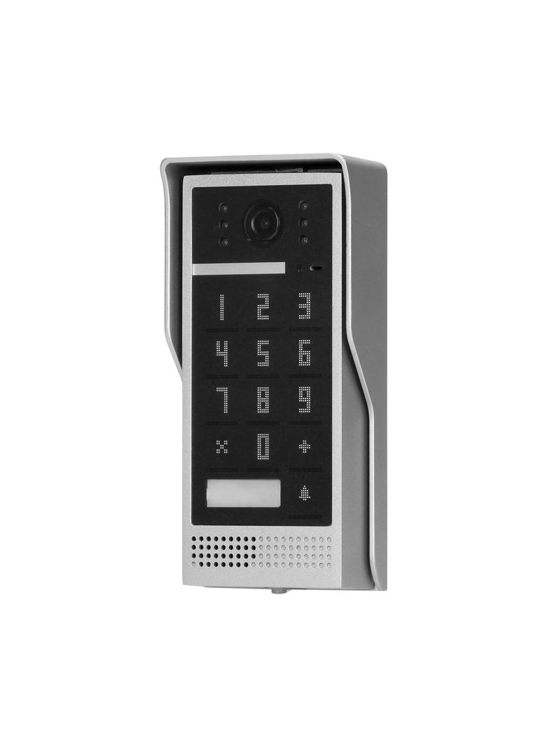 Zestaw wideodomofonowy, bezsłuchawkowy, kolor, LCD 7'', interkom, z szyfratorem, natynkowy, biały, SC OR-VID-VP-1073/W ORNO