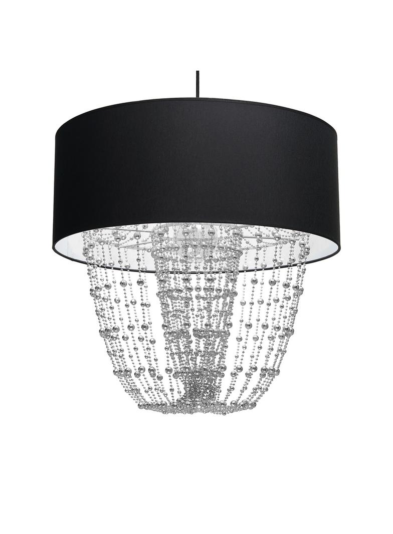 lampa wisząca Almeria E27 czarna/chrom MLP6432 Milagro