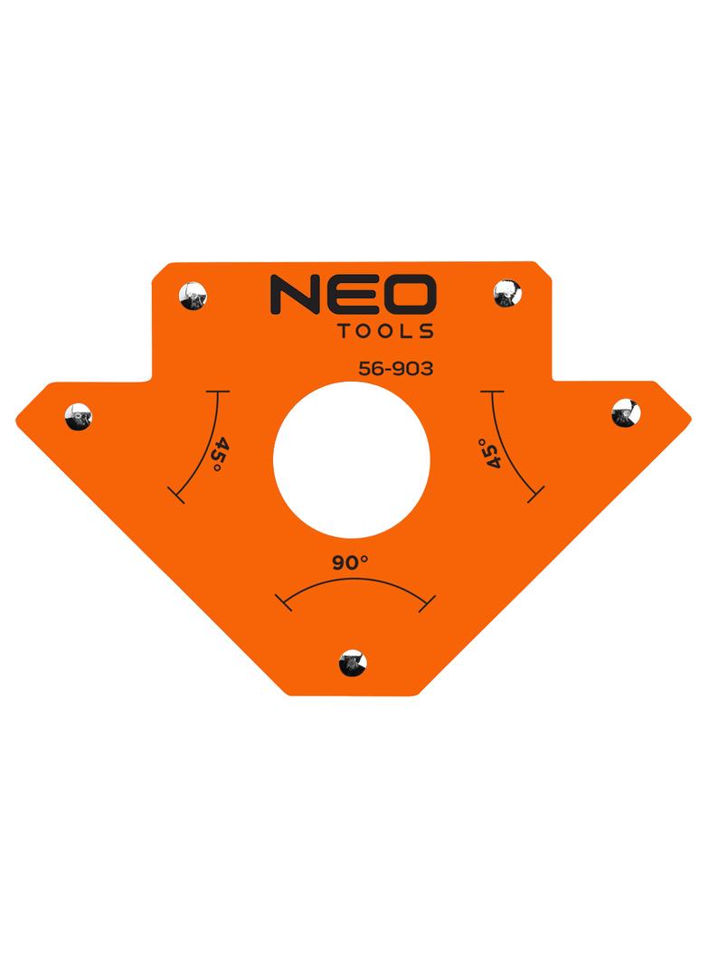 Spawalniczy kątownik magnetyczny 122 x 190 x 25 mm, udźwig 34.0 kg