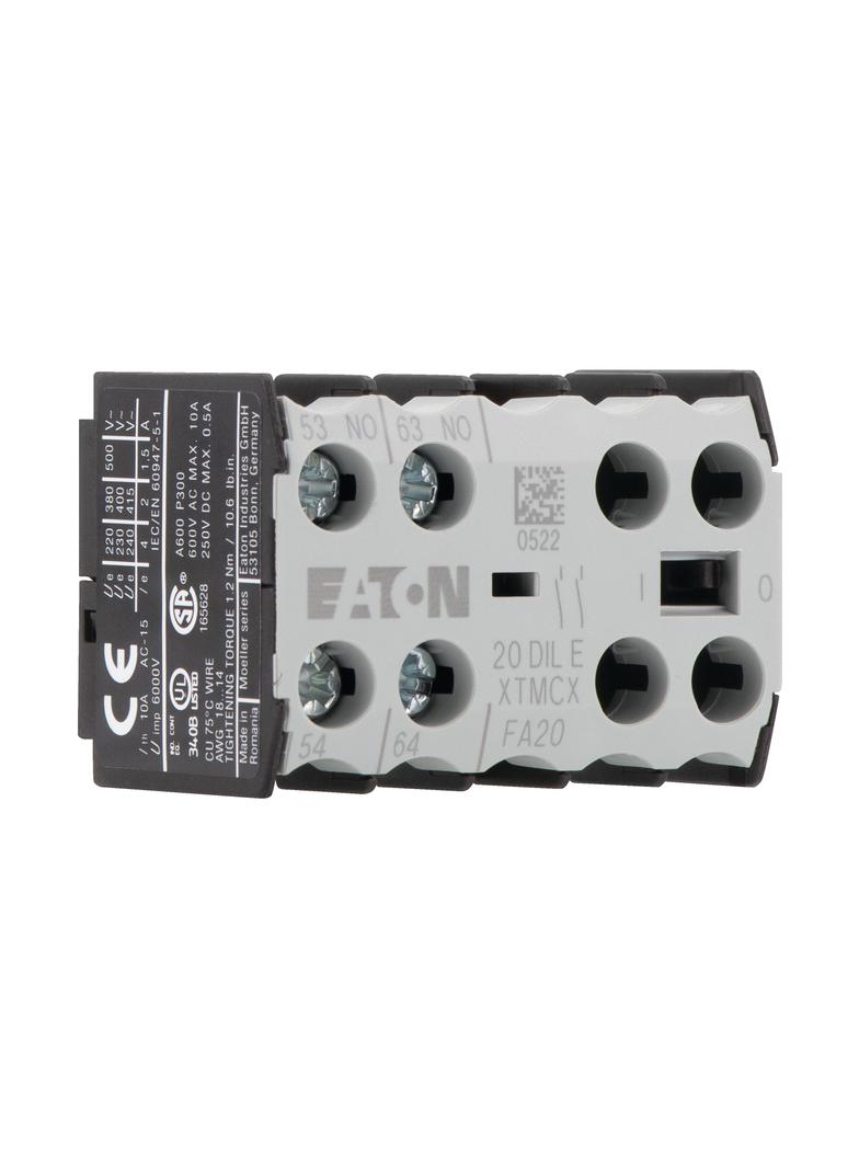 Styk pomocniczy 2Z montaż czołowy 20DILE 010208 EATON