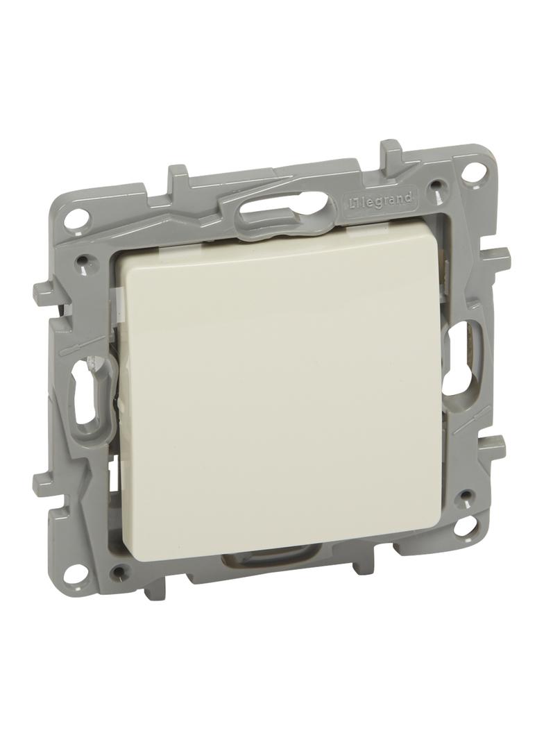 NILOE - PRZYCISK POJEDYNCZY 6 A PODŚWIETLANY DOSTARCZANY Z LAMPKĄ, Legrand