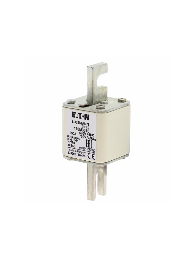 250A 690V 1*/80 aR INDICATOR FUSE Wkładka szybka 250A AC 690V compact DIN 1 45x45x104 mm, 170M3016 E