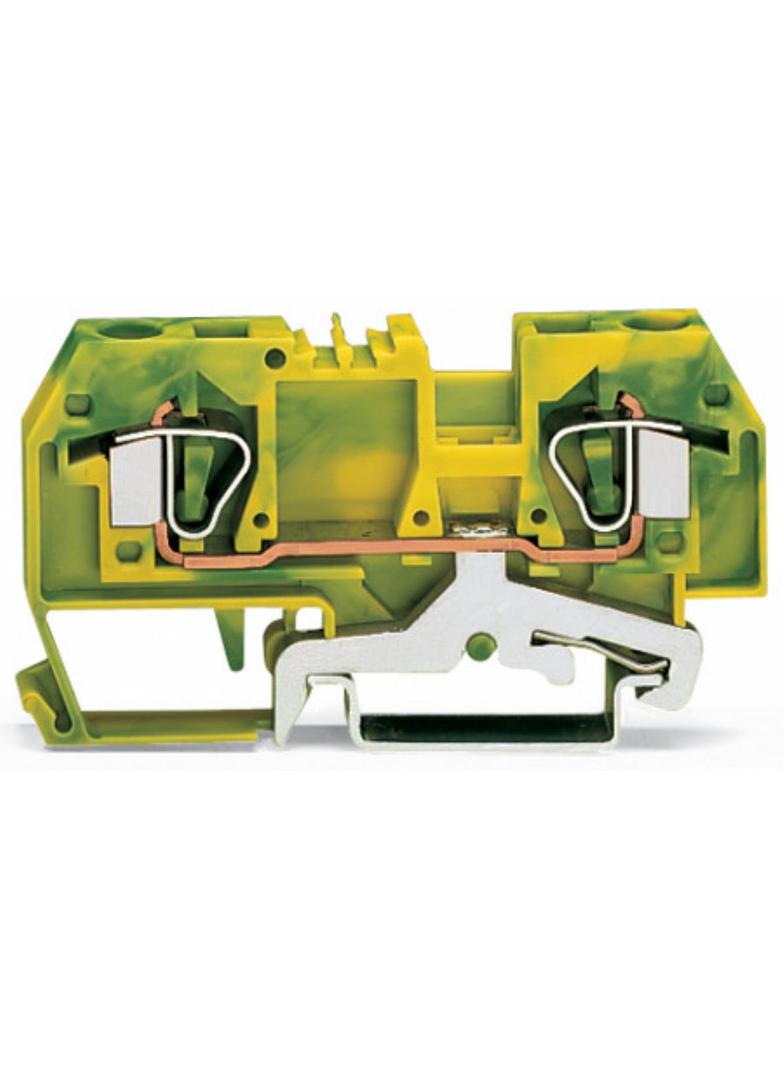 złączka PE 2-przewodowa Ex 6 mm2 żółto-zielona