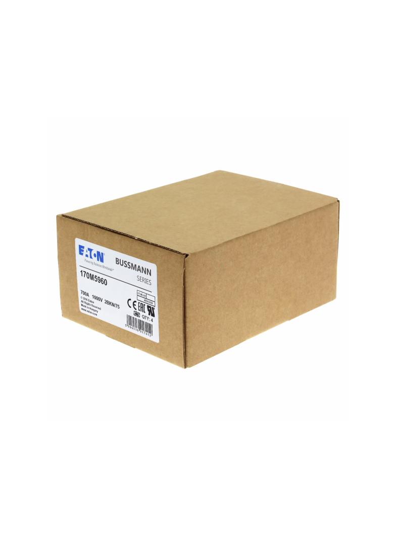 FUSE 700A 1000V 2BKN/75 AR UR Wkładka szybka 700A AC 1000V rozmiar 2 59x77x75 mm aR IEC UL 170M5960