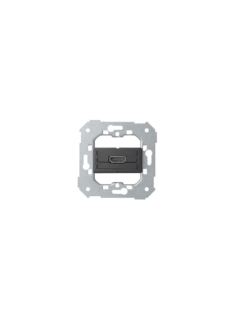 Simon 82 Gniazdo HDMI (V1.4) żeńskie. Podłączenie HDMI kątowe. !Wymagana puszka podtynkowa wielopolowa (nie łączona) 7501094-039 KONTAKT