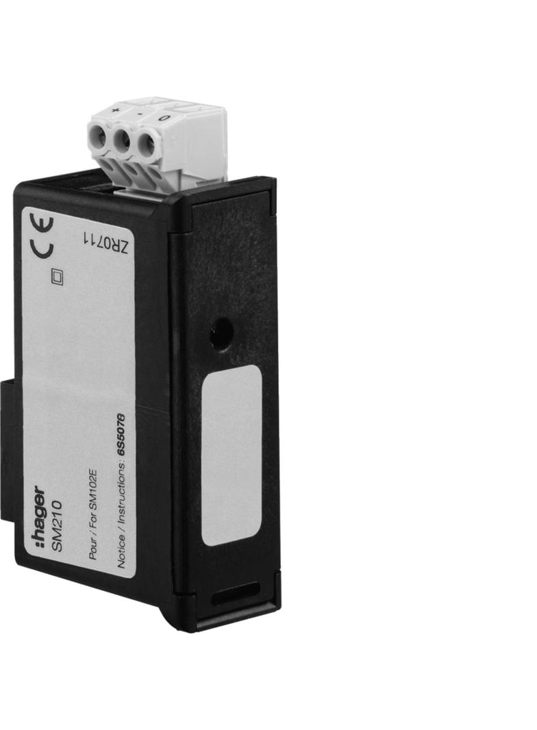 agardio.measure Moduł komunikacyjny RS485/Modbus SM102E SM210 HAGER