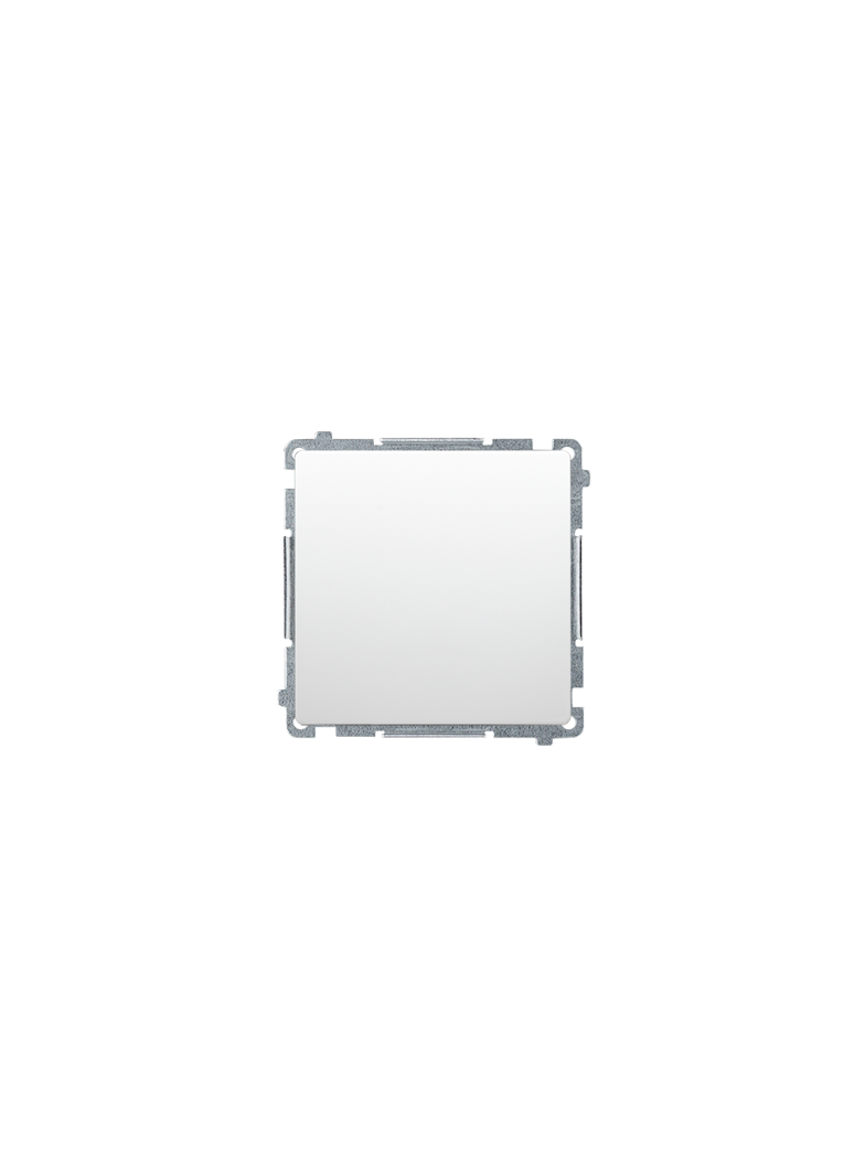 Simon Basic Przycisk pojedynczy zwierny bez piktogramu 10A szybkozłączka biały