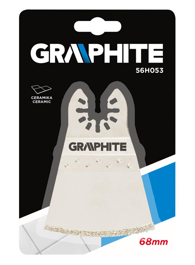 Brzeszczot łukowy do urządzenia wielofunkcyjnego, 68 mm, galwaniczne pokrycie nasypem diamentowym