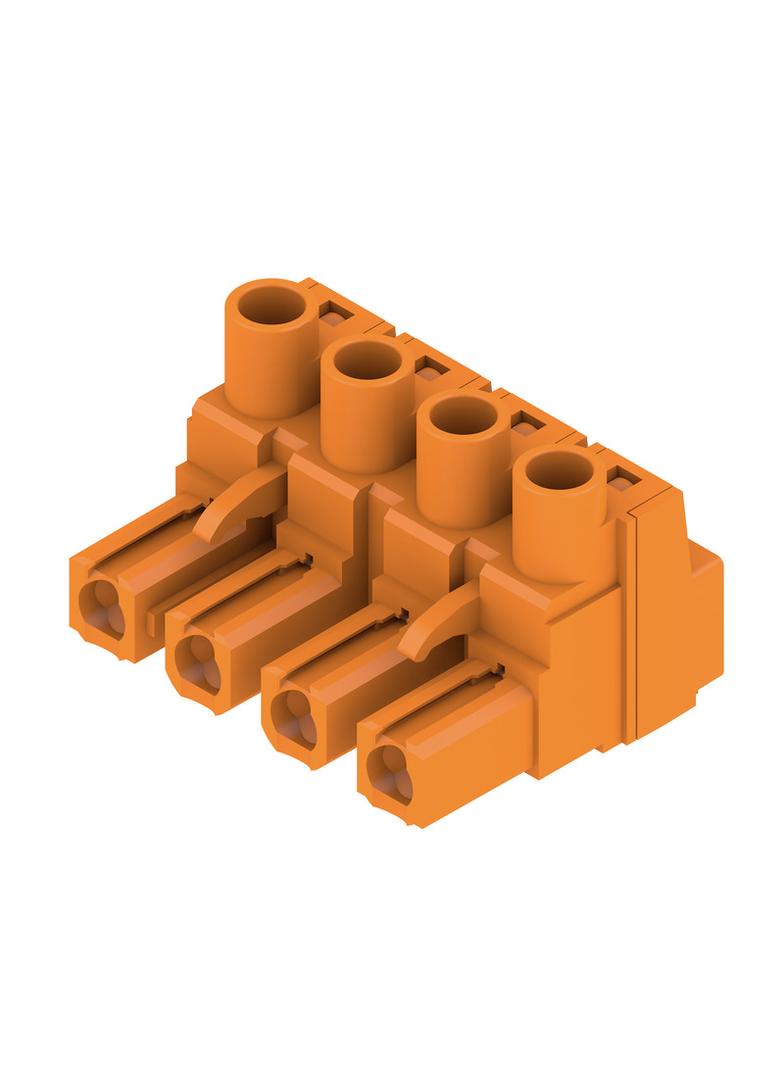 BLZ 7.62HP/04/180 SN OR BX Złącze kablowe do płytek drukowanych /100szt./ WEIDMULLER