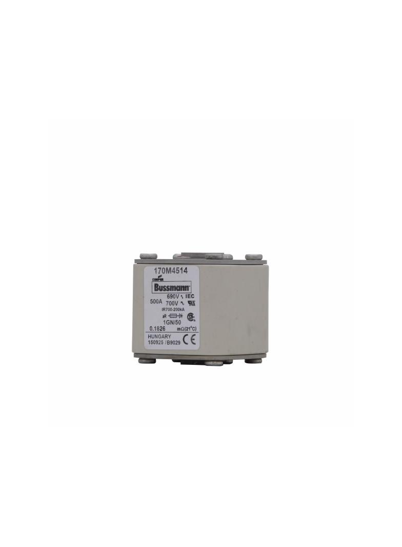 FUSE 500A 690V 1GN/50 AR UC Wkładka szybka 500A AC 690V rozmiar 1 53x69x51 mm aR IEC UL w 170M4514 E