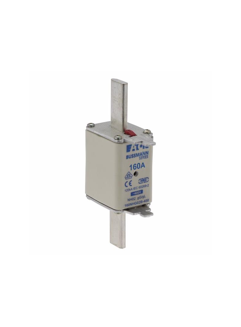 NH FUSE 160A 400V GG/GL SIZE 02 Wkładka NH02 160A 400V GL/GG podwójny wskaźnik 160NHG02B-400 EATON