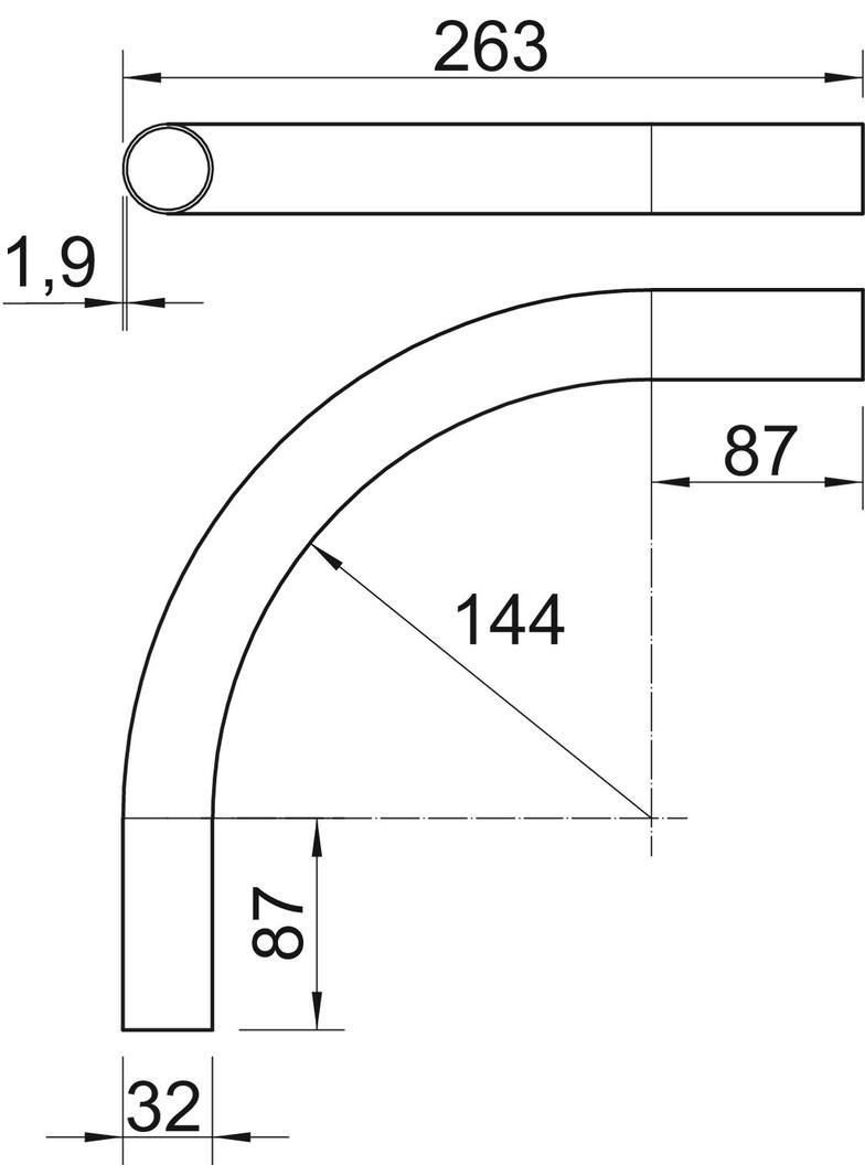 KBH32 LGR, ŁUK 90 KBH20 TW.SZT.