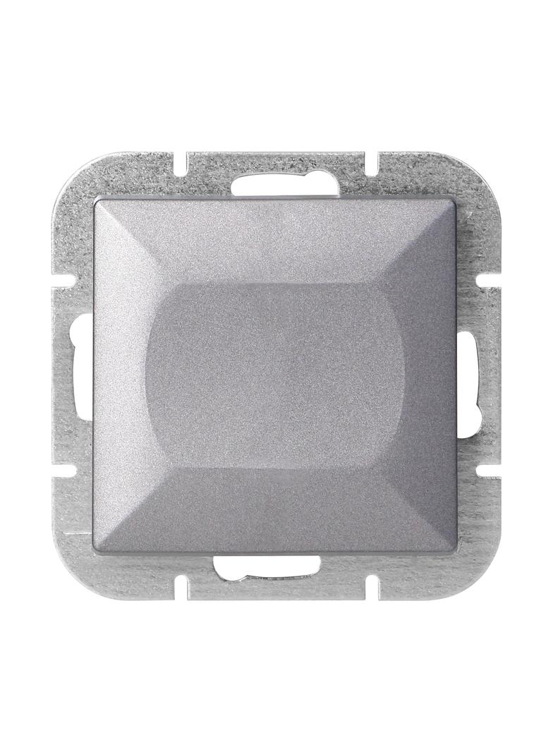 Łącznik podtynkowy jednobiegunowy Pearl, 10A, 250V, WP-1P, antracyt OR-OE-7700/A ORNO