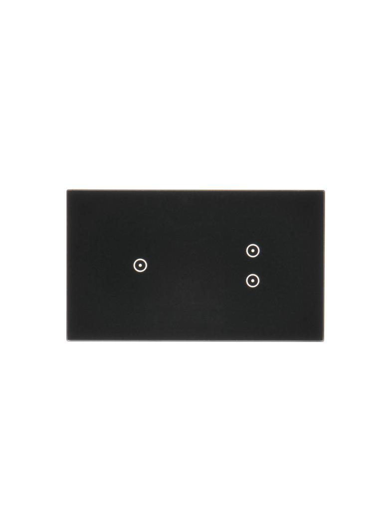 Simon 54 Touch Panel dotykowy S54 Touch 2 moduły 1 pole dotykowe + 2 pola dotykowe pionowe zastygła lawa DSTR213/73 KONTAKT