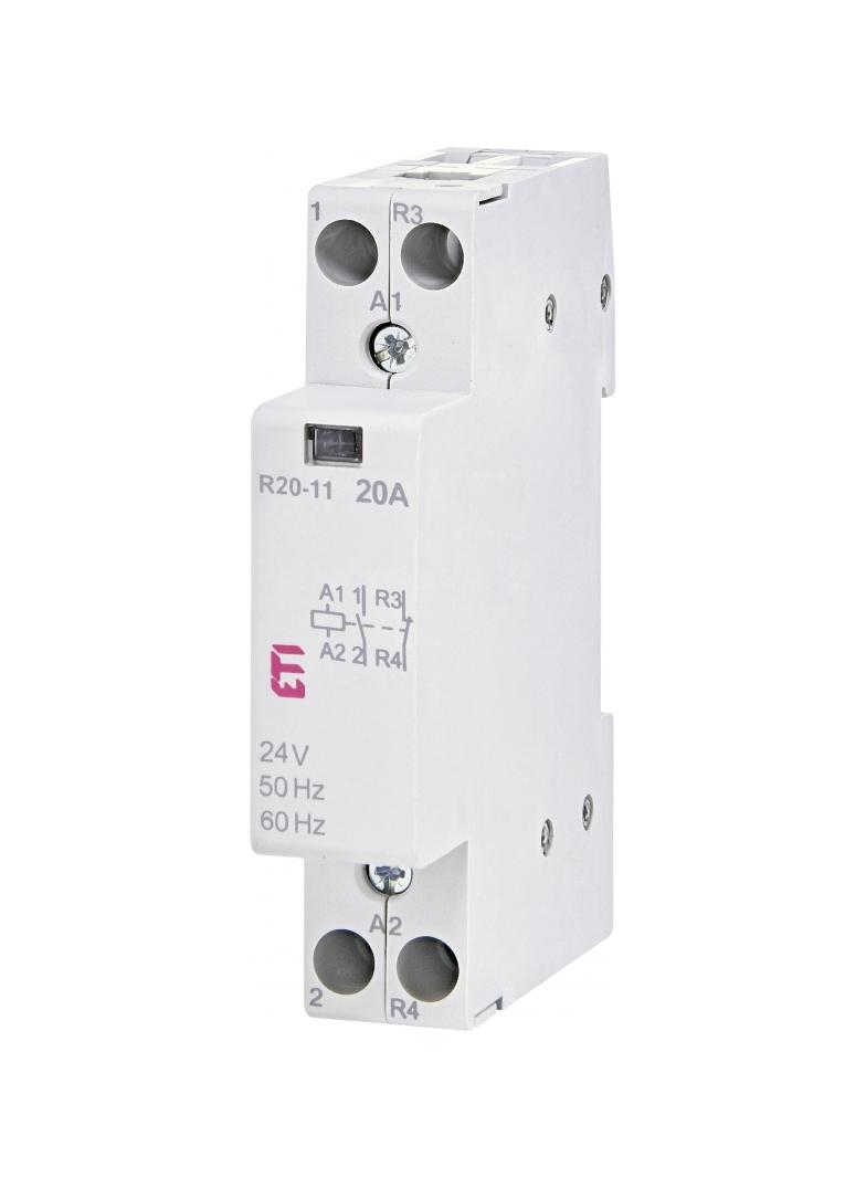 R 20-11 24V STYCZ.MOD.20A STYK ZWIERNY I ROZWIERNY(1 MOD.2 BIEG.)