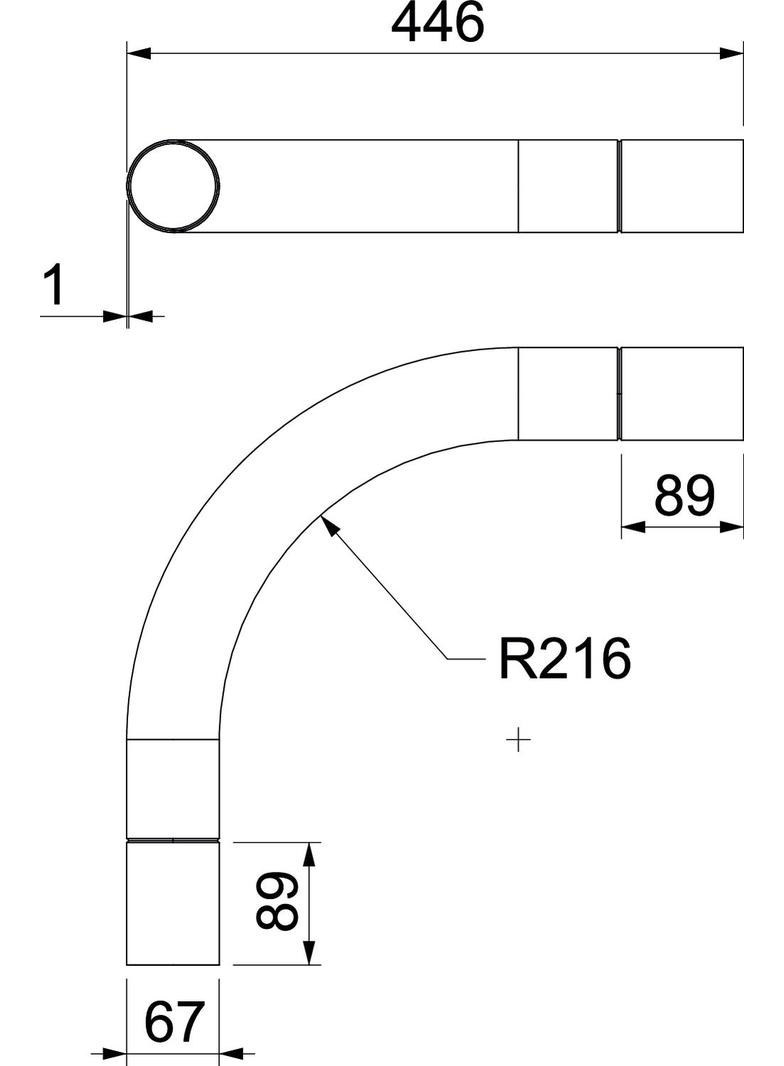 SBN63 FT, Kolanko rurowe