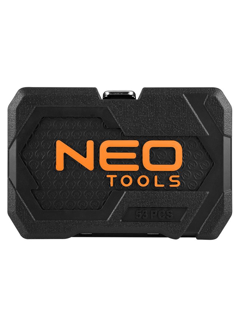 Zestaw kluczy 55 elementów 1/4", satynowy