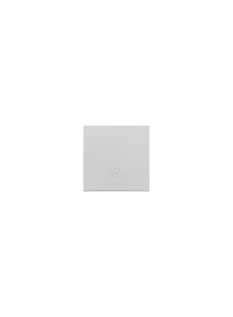 Simon 55 Klawisz pojedynczy z oczkiem z piktogramem /dzwonek/ do: SP1M Aluminium mat TKWD1L/143 KONTAKT