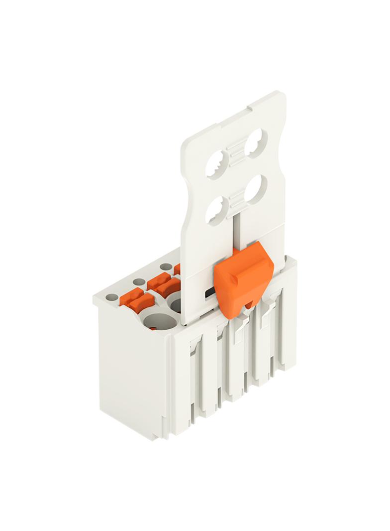 picoMAX gniazdo raster 3,5mm 5-bieg. z płytką uchwytową i suwakiem /50szt./ WAGO
