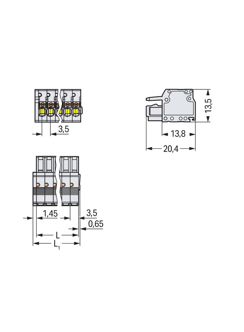 1-przewodowe gniazdo