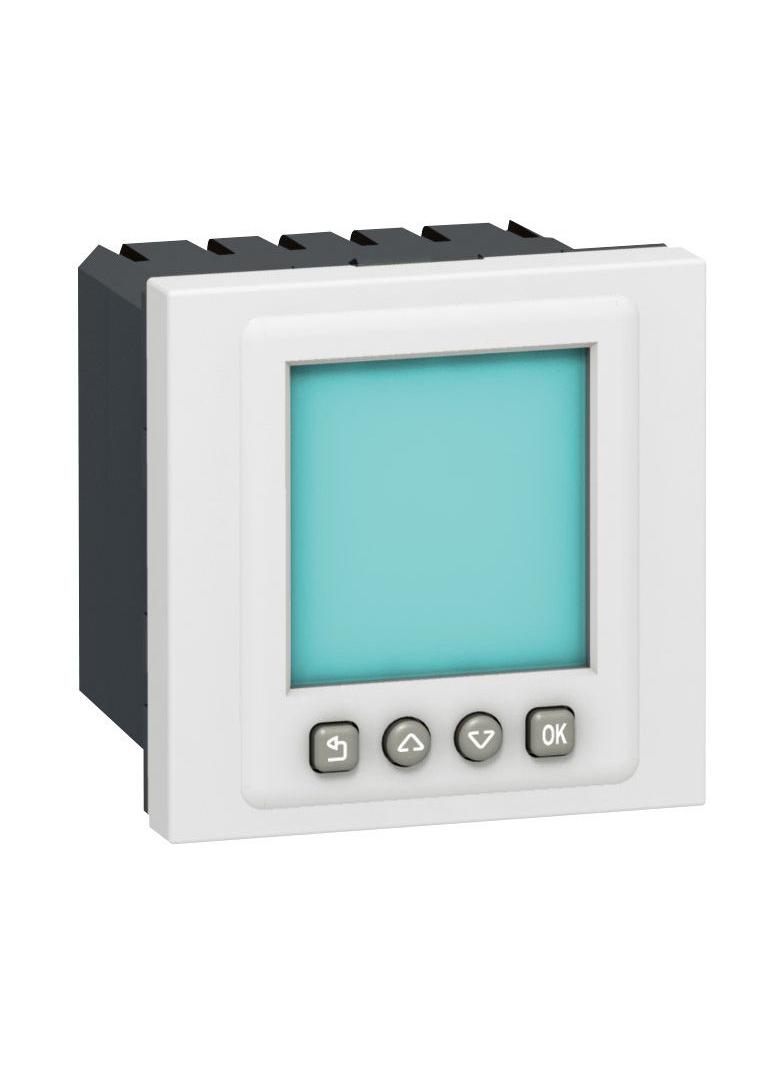 MOSAIC ŁĄCZNIK CZASOWY PROGRAMOWALNY 1200W - 2 MODUŁY BIAŁY 6A-250V~, Legrand