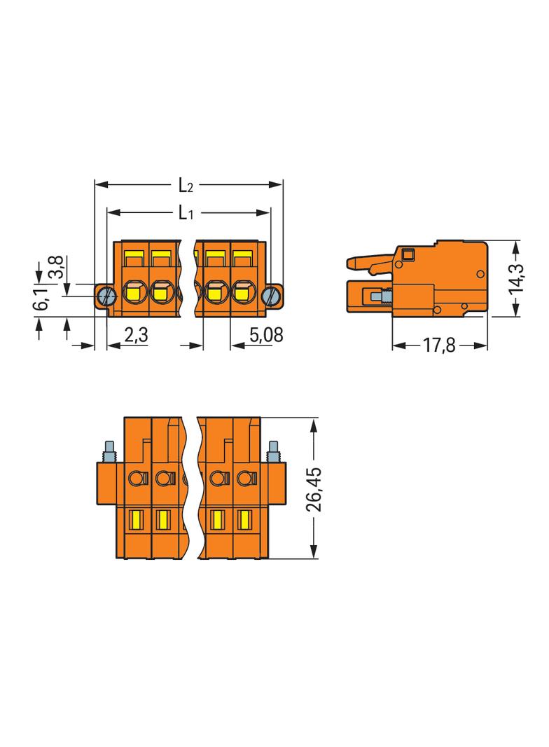 1-przewodowe gniazdo