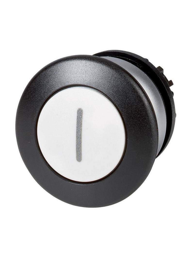 M22-DP-W-X1 Przycisk grzybkowy biały z samopowrotem z opisem 216726 EATON