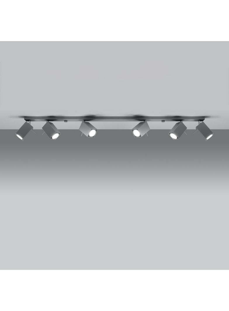 Sollux Plafon MERIDA 6L szary SL.0462