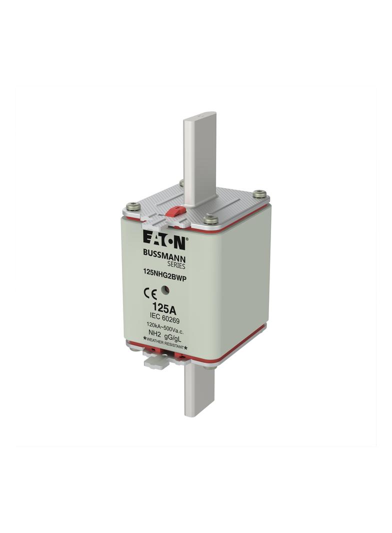 NH 125A 500V gG rozmiar 2 WEATHER RESISTANT NH LV 125A 500V gG rozmiar 2 WR 125NHG2BWP EATON