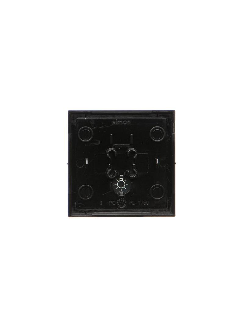 Simon 55 Klawisz pojedynczy z oczkiem z piktogramem /światło/ do: SP1M Czarny mat