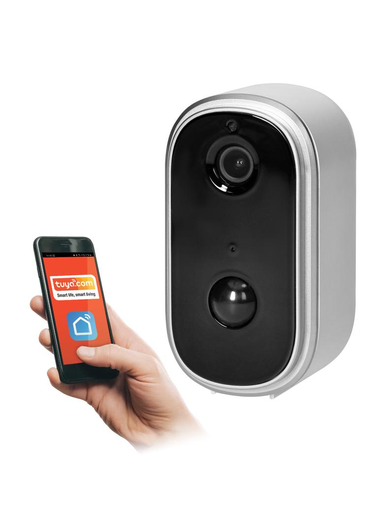 Bezprzewodowa zewnętrzna kamera IP z WiFi komunikacja ze smartfonem z aplikacją Tuya IP65 interkom O