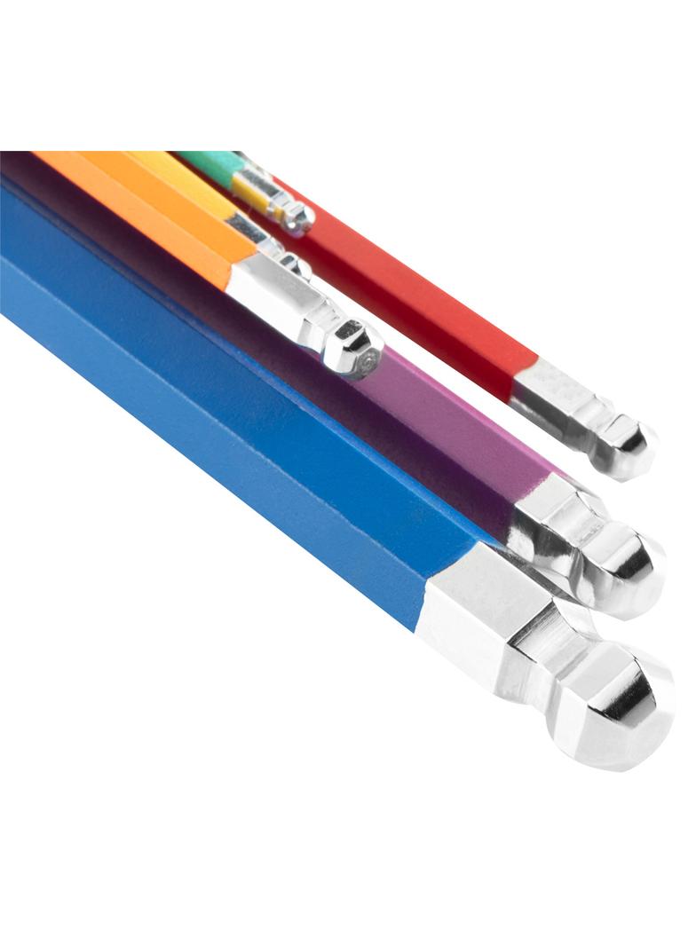 Klucze sześciokątne 1.5-10 mm, zestaw 9 szt.