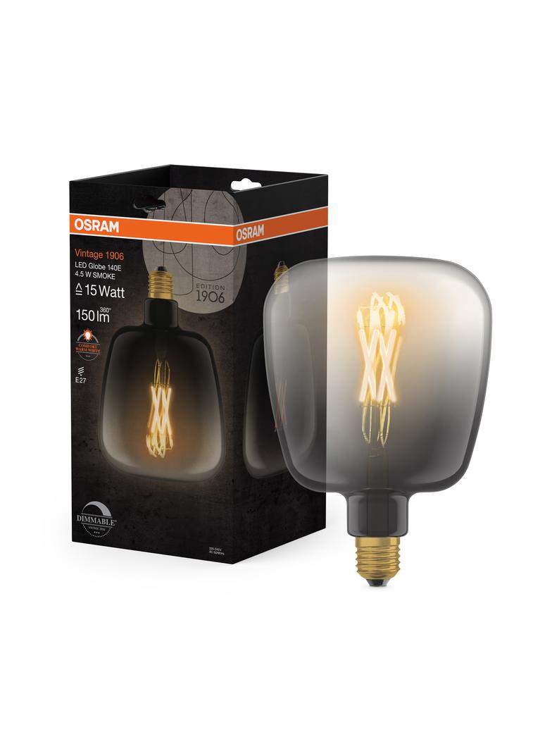 Lampa LED Vintage 1906 LED GLOBE Filament szkło przezroczyste 15 dim 4,5W/816 E27