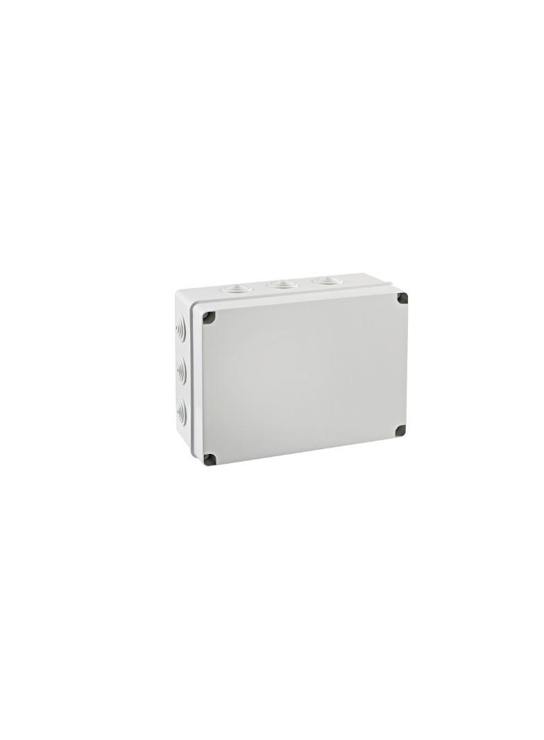 PUSZKA SERII „LIGHT” PUSZKA INSTALACYJNA LIGHT POKRYWA PEŁNA, DŁAWNICE 328x239x129 (12xM40) IP66/67 EV-322 PCE