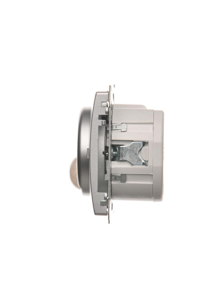 Simon Basic Łącznik z czujnikiem ruchu z przekaźnikiem 8(2) A 230V. Wymagana instalacja 3-przewodowa srebrny mat BMCR10P.01/43 KONTAKT