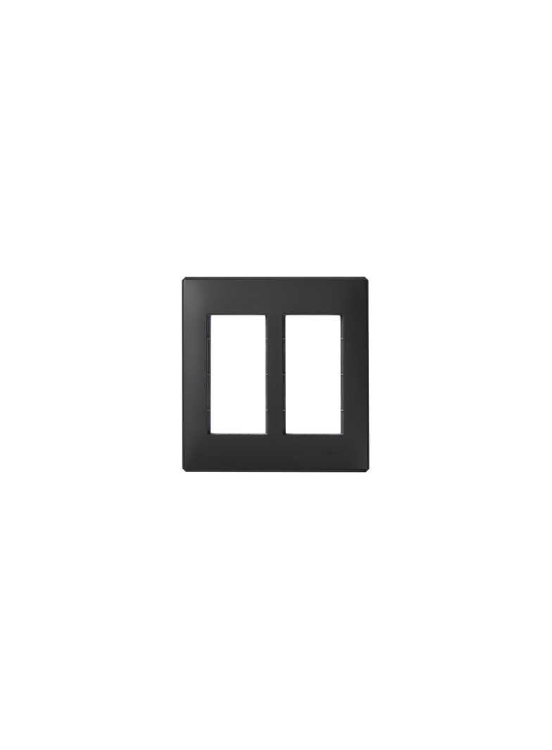 Simon Connect Ramka obudowy S500 2-modułowa 4x K45 szary grafit